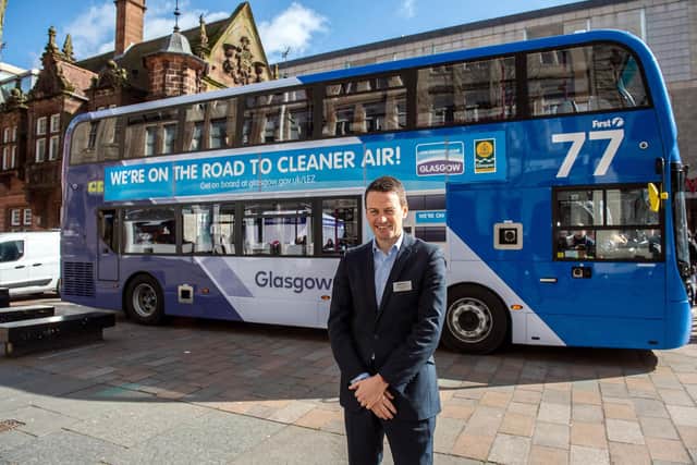 First Bus Scotland managing director Duncan Cameron said if funding is cut "some hard decisions will have to be made". Picture: First Bus/Lenny Warren