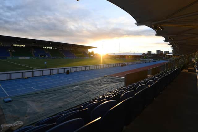 Scotstoun Stadium was due to host the Glasgow v Edinburgh derby on Monday before the home side were hit by a number of positive Covid tests. (Photo by Ross MacDonald / SNS Group)