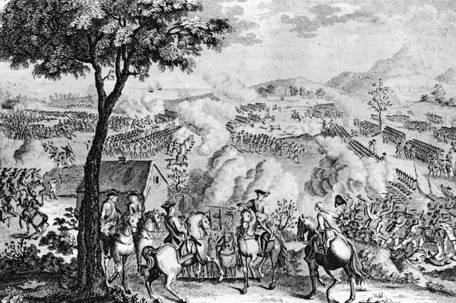 The Battle of Culloden, in which the British forces triumphed over the Jacobites hoping to place Bonnie Prince Charlie on the throne