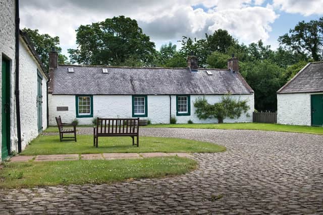 Burns Cottage at the Ellisland Farm in Dumfries and Galloway. Picture: Robert Burns Ellisland Trust/PA Wire