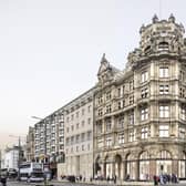 The proposed design for the building facing Princes Street and South St David Street (Photo: David Chipperfield Architects).