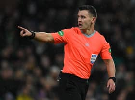 Nick Walsh has been selected as the referee for the Viaplay Cup final. (Photo by Ross MacDonald / SNS Group)