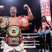 Anthony Joshua, pictured after beating Andy Ruiz in December 2019, will put his belts on the line against Kubrat Pulev. (Pic: PA)
