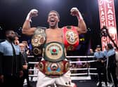 Anthony Joshua, pictured after beating Andy Ruiz in December 2019, will put his belts on the line against Kubrat Pulev. (Pic: PA)