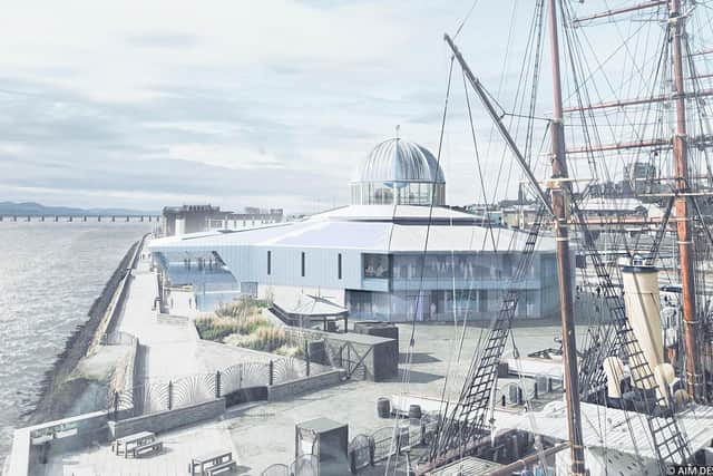 The new-look visitor attraction will boast 360 degree views of the River Cay, Dundee's waterfront and the city centre.