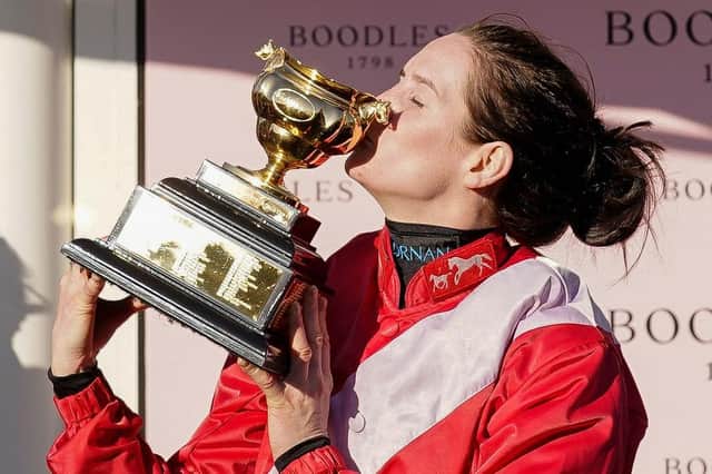 Rachael Blackmore made history in 2022 by becoming the first female jockey to win the Gold Cup.