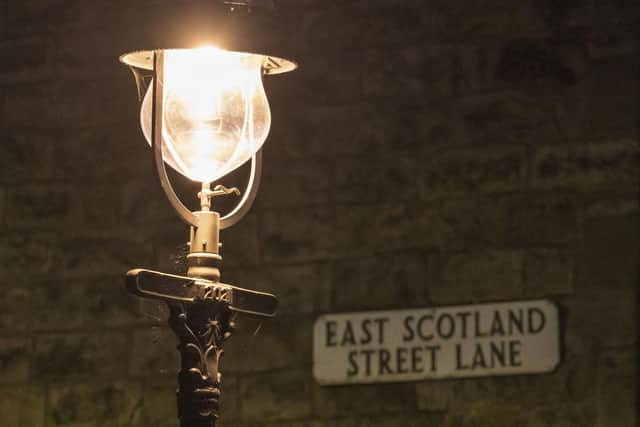 The new lamps were officially switched on last night. Picture: Tom Duffin