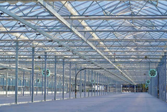 The vast glasshouse is part of a multi-million-pound redevelopment and modernisation project at Newton Nursery near Elgin. Picture: Forestry and Land Scotland (FLS)