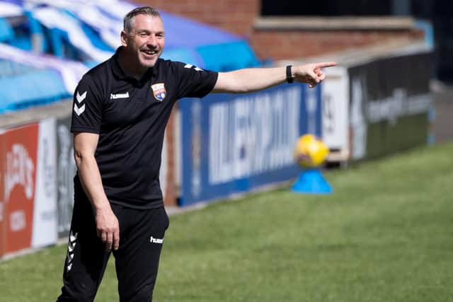 Montrose manager Stewart Petrie took his side to the top of League One after a 2-0 win at East Fife. (Photo by Craig Williamson / SNS Group)