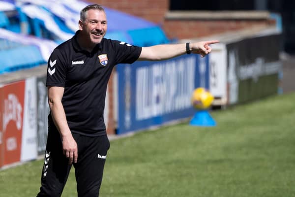 Montrose manager Stewart Petrie took his side to the top of League One after a 2-0 win at East Fife. (Photo by Craig Williamson / SNS Group)