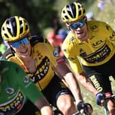 Slovenia's Primoz Roglic (R) is the bookies' favourite heading into the race (Photo: ANNE-CHRISTINE POUJOULAT/AFP via Getty Images)