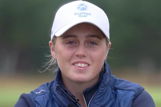 Broomieknowe's Hannah Darling is through to the last eight in the Girls Amateur Championship at Fulford. Picture: Scottish Golf