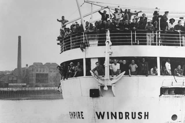The Empire Windrush arriving at Tilbury Docks in 1948 (Photo: Keystone/Getty Images)