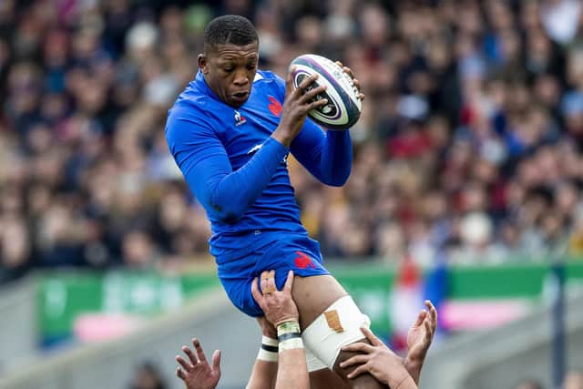 Cameron Woki will start for France against Scotland at Murrayfield on Saturday. (Photo by Ross MacDonald / SNS Group)