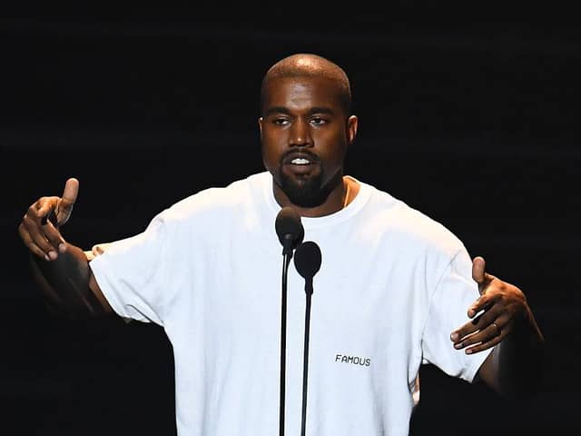 West held a rally in Charleston, South Carolina to promote his presidential campaign (Photo: JEWEL SAMAD/AFP via Getty Images)