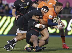 Edinburgh Rugby's Heineken Champions Cup match against Saracens at StoneX Stadium will be live on ITV. (Photo by Henry Browne/Getty Images)