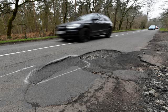 Estimates suggest it would cost well over £25 billion to fix the nation’s potholes (Picture: Tim Thursfield)