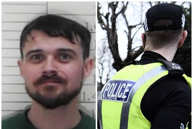Police Scotland have warned the public not to approach the man