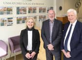 Angela Craig, Tony O'Malley and Alan Borrowman. Picture: Ian Georgeson