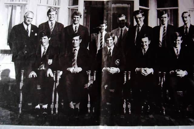 Carnoustie's David Greig, front row far left, represented Scotland Youths against their English counterparts at Lindrick in 1969. His team-mates included Alistair P Thomson, Bil Lockie, John McTear, Allan Brodie and Keith Macintosh.