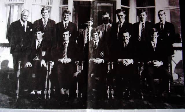 Carnoustie's David Greig, front row far left, represented Scotland Youths against their English counterparts at Lindrick in 1969. His team-mates included Alistair P Thomson, Bil Lockie, John McTear, Allan Brodie and Keith Macintosh.