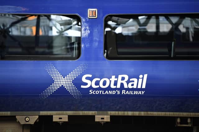 ScotRail is carrying only 10 per cent of its normal number of passengers. Picture: John Devlin