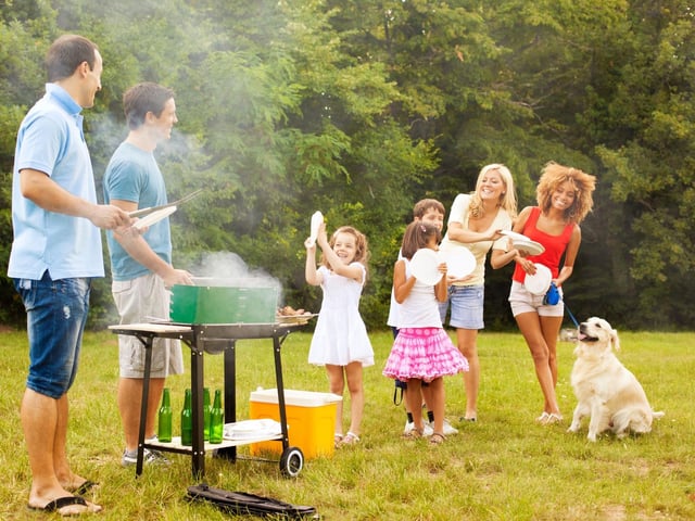 Whether you’re planning a feast in the garden or a BBQ on the beach, it’s important your dog is kept safe around all the temptations. Food sizzling on the BBQ is tantalizing for everyone! Dog’s sense of smell is so much better than ours, for them BBQ food is even more irresistible so it’s a big ask not to grab a snack. Make sure you place your BBQ well out of the way, where dogs and children can’t get to it. Also beware of any kebab sticks, BBQ briquettes and firelighters laying around as these are something the perfect opportunist and scavenging eater will try get their paws on.