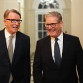 Prime Minister Keir Starmer with Peter Mandelson before he was sacked as Britain's ambassador to the United States (Picture: Carl Court/Getty Images)
