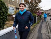 Scottish peer Ruth Davidson on the campaign trail in Edinburgh. Picture: Lisa Ferguson