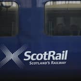ScotRail peak hour travel is still 40 per cent below pre-pandemic levels. Picture: John Devlin