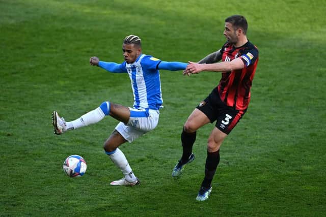 Juninho Bacuna of Huddersfield Town. (Photo by Gareth Copley/Getty Images)