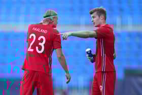 Patrick Berg, right, is reportedly a target for a club in Scotland. Picture: SNS