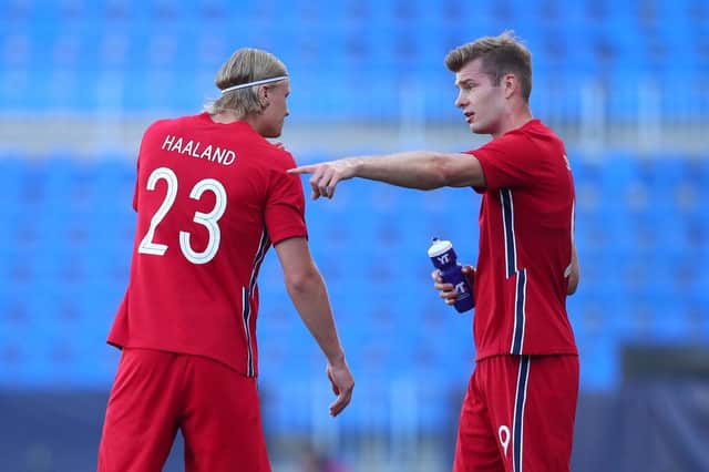 Patrick Berg, right, is reportedly a target for a club in Scotland. Picture: SNS