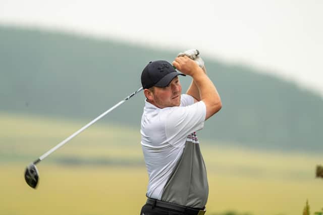Clydebank & District’s Steven Stewart set a new course record at Portlethen. Picture: Scottish Golf