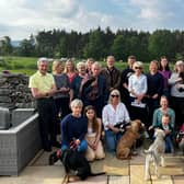 The Upper Lochton residents next to the Cala Homes site. Image supplied by Martin Kindness