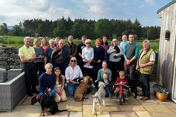 The Upper Lochton residents next to the Cala Homes site. Image supplied by Martin Kindness