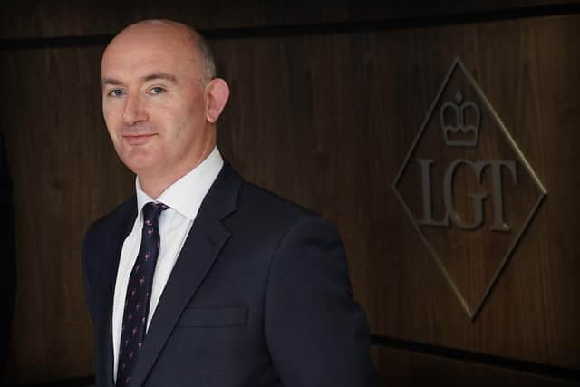 Godfrey says wealth-management appealed to him as he 'really enjoyed the excitement of dealing in markets that were going up and down on a daily basis, and learning how to advise and structure portfolios for clients'. Picture: Stewart Attwood.