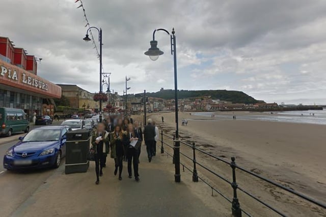 Scarborough is ranked 5th. A well-known seaside resort.
