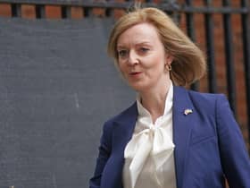 Foreign Secretary Liz Truss leaving 10 Downing Street, London, following a Cabinet meeting.