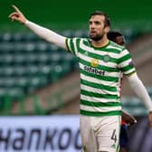Shane Duffy in action for Celtic during the UEFA Europa League group stage match between Celtic and Lille at Celtic Park on December 10, 2020, in Glasgow, Scotland. (Photo by Alan Harvey / SNS Group)
