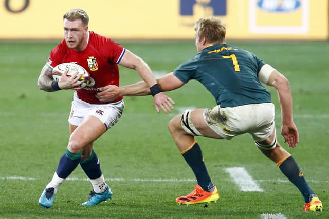 Stuart Hogg played for the British & Irish Lions in the first two Tests against South Africa during the gruelling summer tour. Picture: Steve Haag/PA