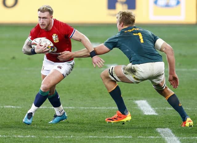 Stuart Hogg played for the British & Irish Lions in the first two Tests against South Africa during the gruelling summer tour. Picture: Steve Haag/PA