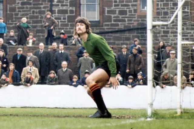 Another cult hero, another long association with a club and another overlooked. Dundee United stalwart McAlpine, like Ritchie, was capped at under-21 level as an overage player but, with Alan Rough established international number one, the famous goal-scoring goalie was never capped.