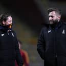 Mark Trueman, right, with co-manager Conor Sellars, has revived Bradford City's fortunes. Picture: George Wood/Getty Images