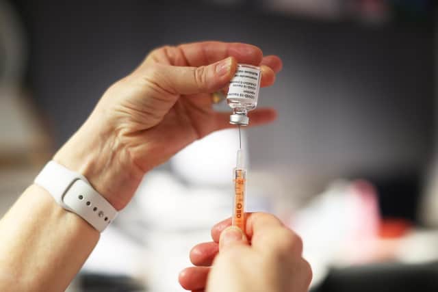 The specific data around vaccine supply will be kept secret around fears about potential supply chain pressures.