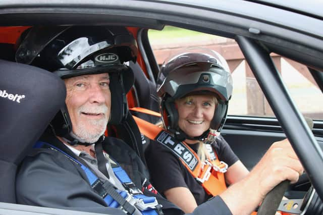 Fiona Richard and Alex Milne - Racing Awareness Scotland at Knockhill.