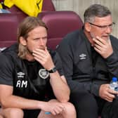 Ex-manager Craig Levein, right, alongside Austin MacPhee. Picture: SNS