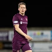 Christophe Berra in action for Hearts earlier this season against East Fife in the Betfred Cup (Photo by Ross Parker / SNS Group)