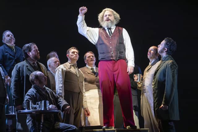Roland Wood as Karl Marx in Scottish Opera's production of Marx in London! (Picture: James Glossop)