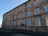 The former college buildings where police uncovered a major cannabis haul (Pic: Fife Free Press)